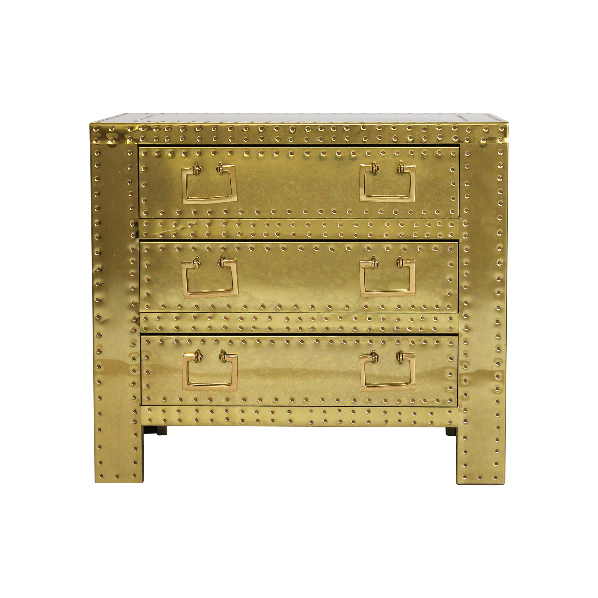 Sarreid gold dresser chest